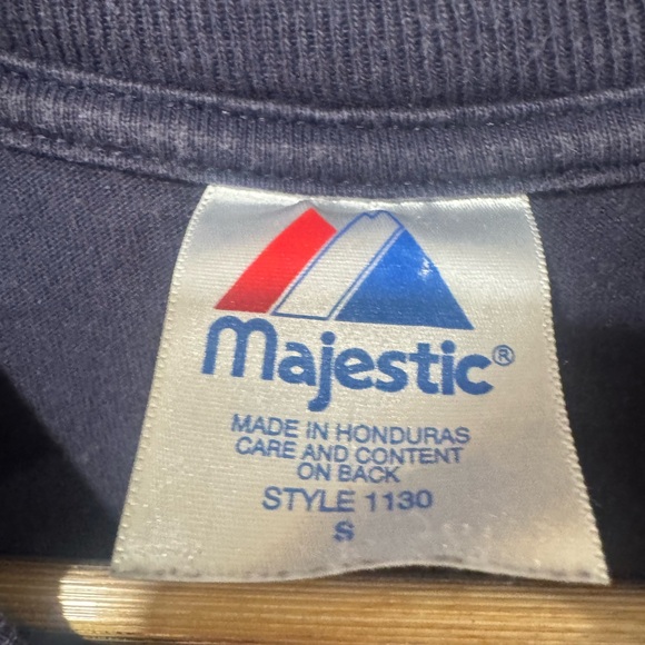 RARE Y2K New York Yankees Jason Giambi #25 MLB Baseball T-Shirt by Majestic - Picture 3 of 6